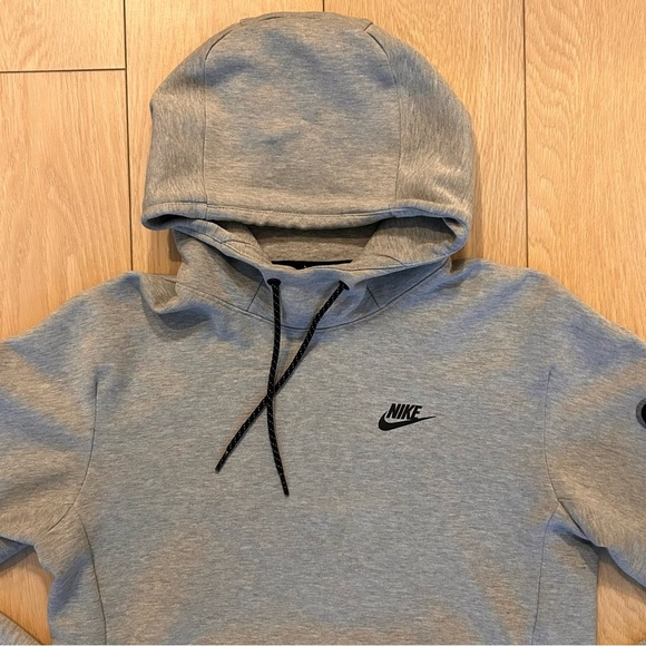 Nike Tech Fleece Pullover Hoodie Grey Size Small - Picture 5 of 8